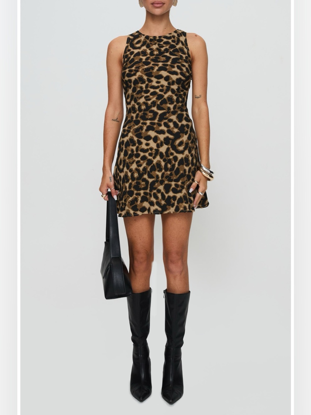 Princess Polly Vivre Leopard Sleeveless Minidress